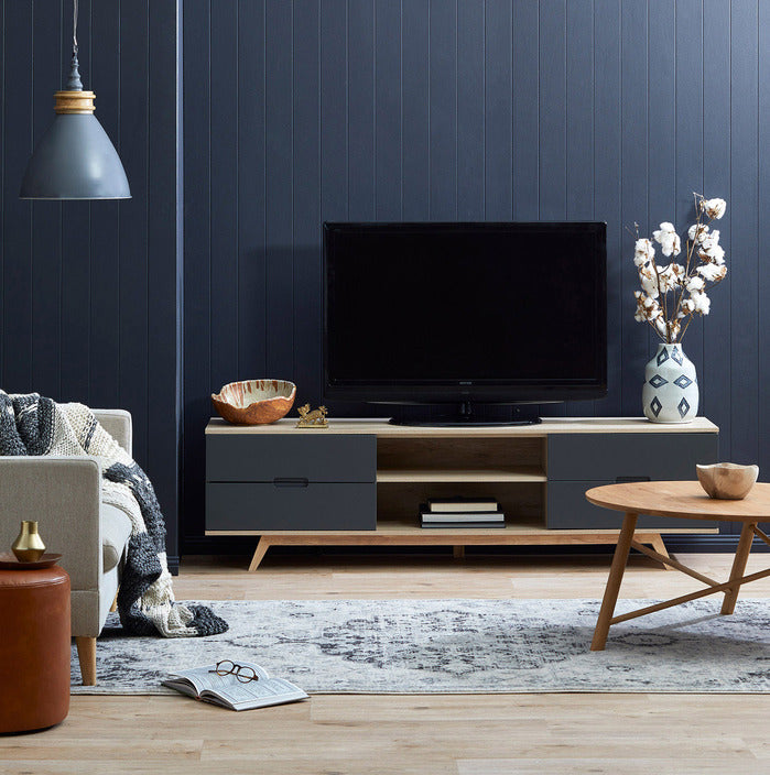 MONUMENT FURNITURE 180CM NOVA EUROPEAN STYLE ENTERTAINMENT UNIT