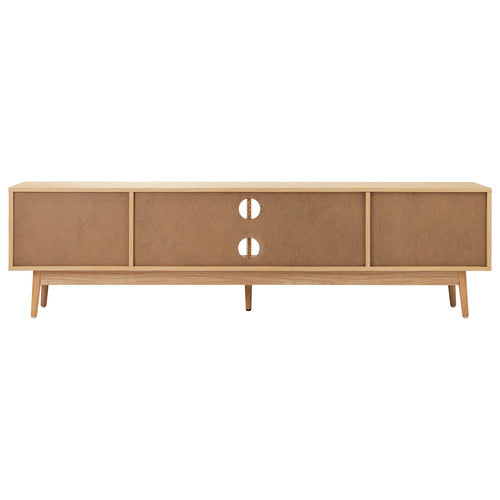 LIVING FUSION 180CM VESTA RATTAN TV UNIT