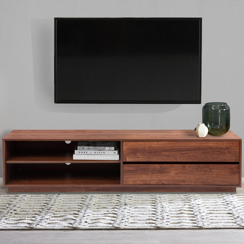 180CM WALNUT RHET TV UNIT