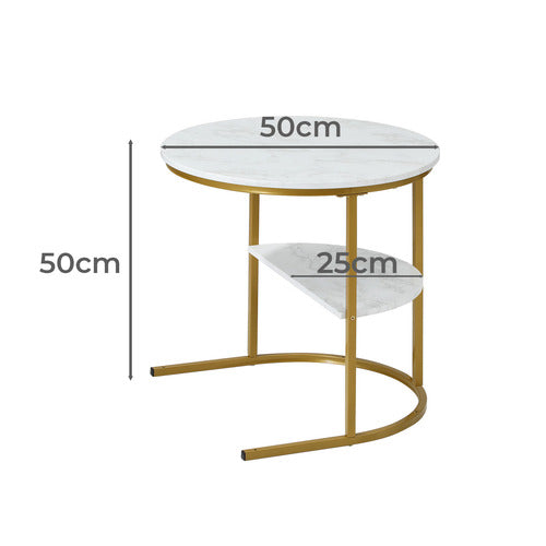 LIVING FUSION 2 PIECE ADRIAN NESTING COFFEE TABLE SET