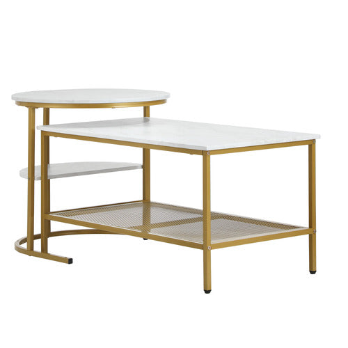 LIVING FUSION 2 PIECE ADRIAN NESTING COFFEE TABLE SET