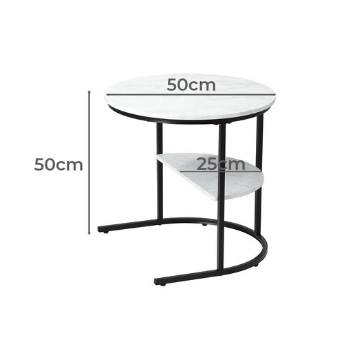 LIVING FUSION 2 PIECE ADRIAN NESTING COFFEE TABLE SET