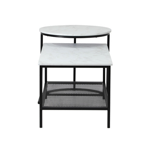 LIVING FUSION 2 PIECE ADRIAN NESTING COFFEE TABLE SET