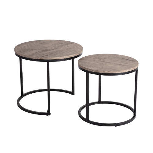 EVER DREAMING LIVING 2 PIECE ALEXANDER NESTING COFFEE TABLE SET