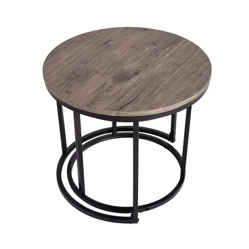 EVER DREAMING LIVING 2 PIECE ALEXANDER NESTING COFFEE TABLE SET
