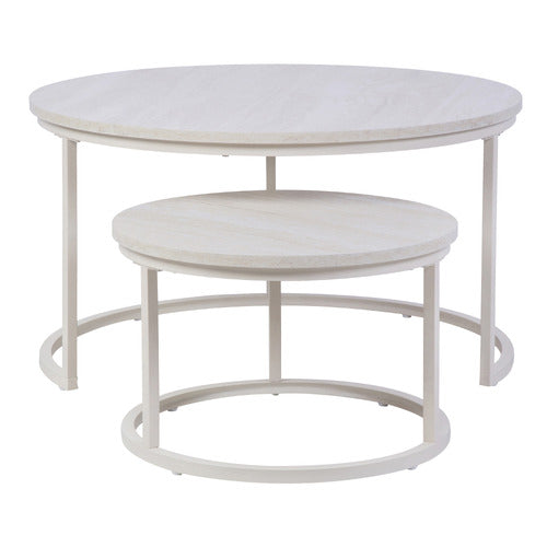 MADDISON LANE 2 PIECE BERRYL NESTING COFFEE TABLE SET