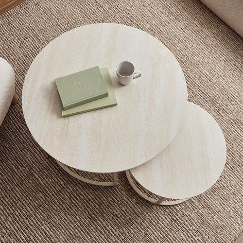 MADDISON LANE 2 PIECE BERRYL NESTING COFFEE TABLE SET