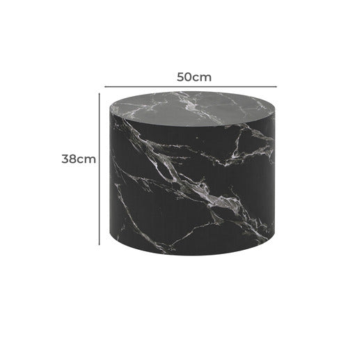 LIVING FUSION 2 PIECE BLACK ETAN COFFEE TABLE SET
