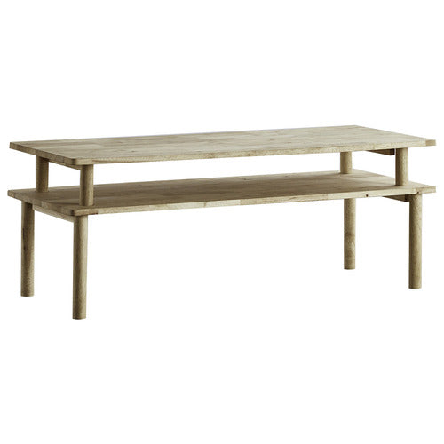 MAJA ANSEL DESIGN 2 PIECE BONNIE RUBBERWOOD COFFEE TABLE SET