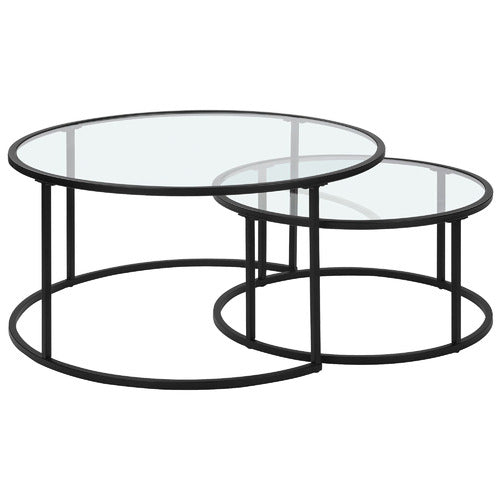 ESTUDIO FURNITURE 2 PIECE COCO NESTING COFFEE TABLES SET