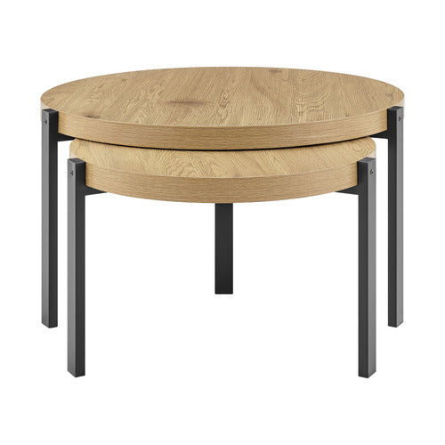 CORE LIVING 2 PIECE RAGNAR NESTING COFFEE TABLE SET
