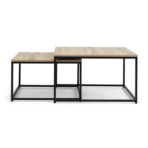 CORE LIVING 2 PIECE ELLIOT NESTING COFFEE TABLE SET