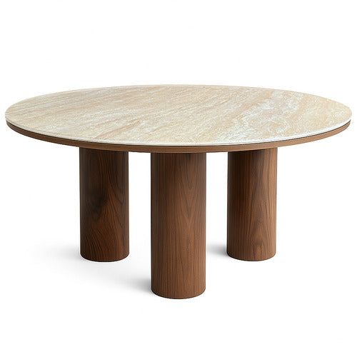 EXQUISITE LIVING 2 PIECE ELLIOT SINTERED STONE COFFEE & SIDE TABLE SET