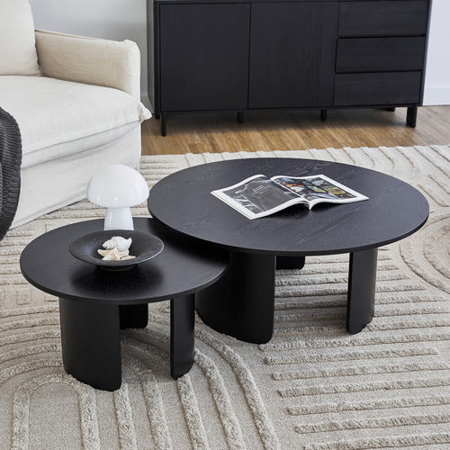 MADDISON LANE 2 PIECE SENECA OLMO COFFEE TABLE SET