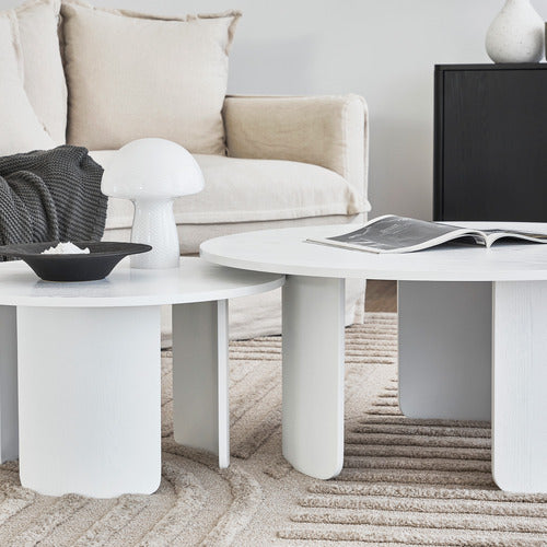 MADDISON LANE 2 PIECE SENECA OLMO COFFEE TABLE SET