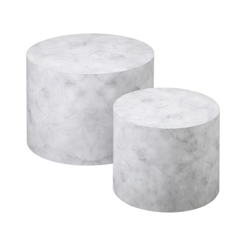 LIVING FUSION 2 PIECE ETAN COFFEE TABLE SET