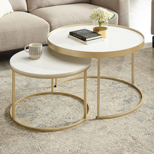 MONUMENT FURNITURE 2 PIECE GAIA NESTING COFFEE TABLE SET