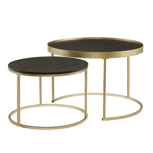 MONUMENT FURNITURE 2 PIECE GAIA NESTING COFFEE TABLE SET