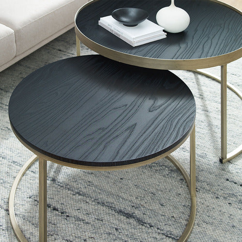 MONUMENT FURNITURE 2 PIECE GAIA NESTING COFFEE TABLE SET