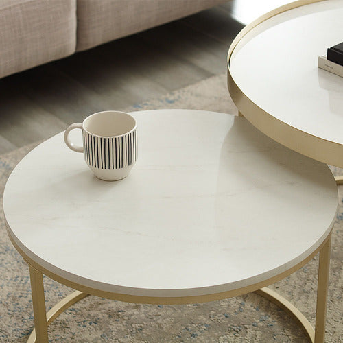 MONUMENT FURNITURE 2 PIECE GAIA NESTING COFFEE TABLE SET