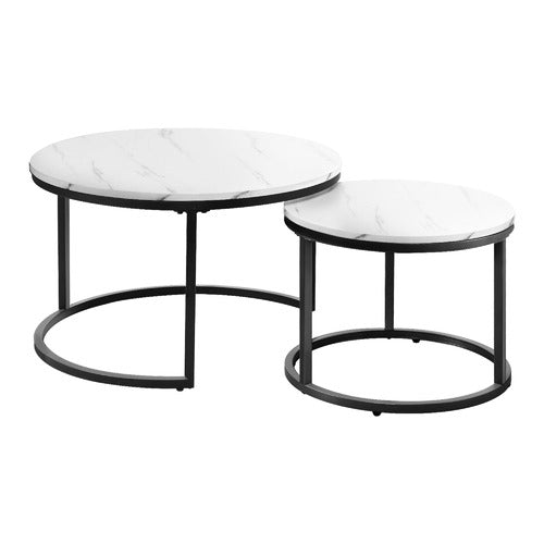 LIVING FUSION 2 PIECE HEIDI NESTING COFFEE TABLE SET