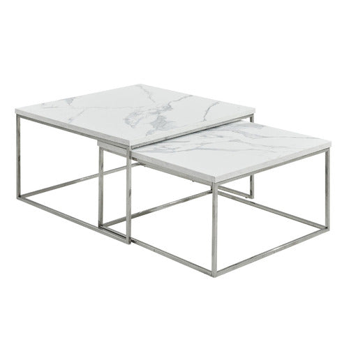 MIKASA FURNITURE 2 PIECE KEAST NESTING COFFEE TABLE SET