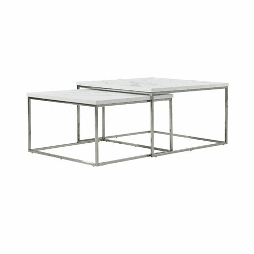 MIKASA FURNITURE 2 PIECE KEAST NESTING COFFEE TABLE SET