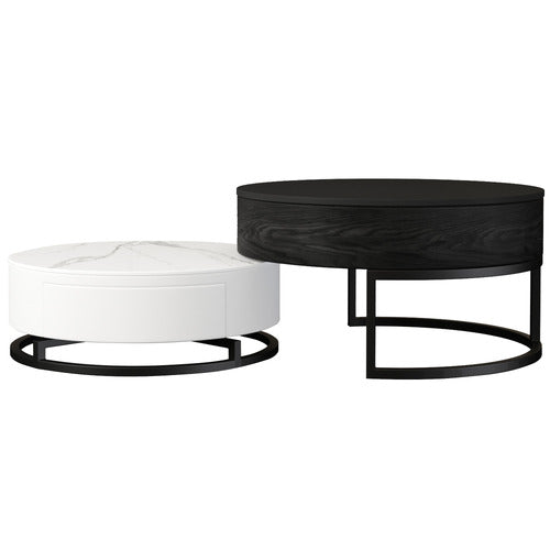 SHIRLEY LANE FURNITURE 2 PIECE LUISA NESTING COFFEE TABLE SET