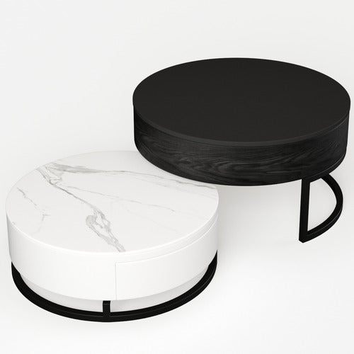 SHIRLEY LANE FURNITURE 2 PIECE LUISA NESTING COFFEE TABLE SET