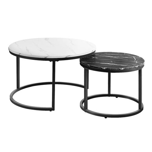 LIVING FUSION 2 PIECE MARGAUX NESTING COFFEE TABLE SET
