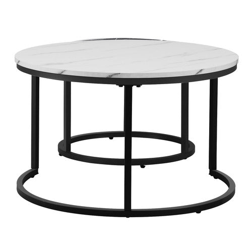 LIVING FUSION 2 PIECE MARGAUX NESTING COFFEE TABLE SET