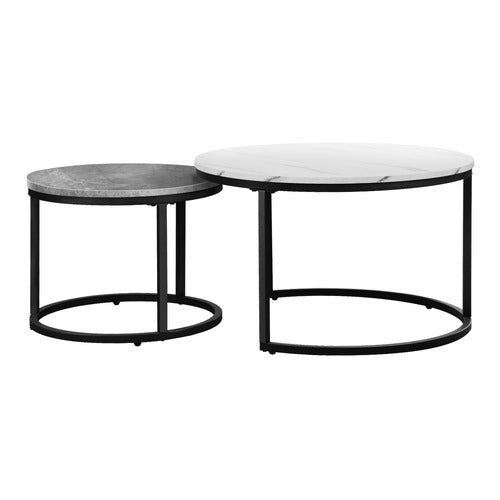 LIVING FUSION 2 PIECE MARGAUX NESTING COFFEE TABLE SET