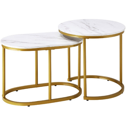 LIVING FUSION 2 PIECE MARIA NESTING COFFEE TABLE SET