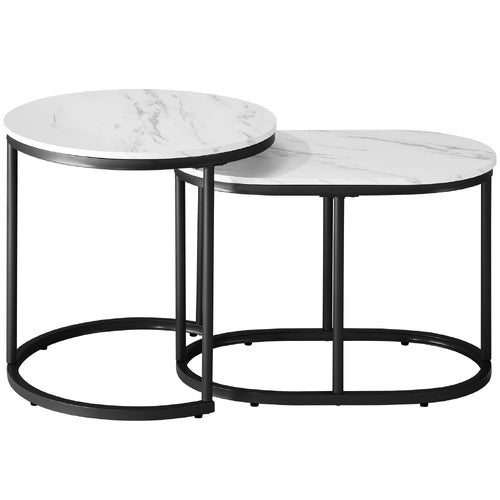 LIVING FUSION 2 PIECE MARIA NESTING COFFEE TABLE SET