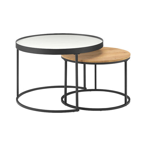 MONUMENT FURNITURE 2 PIECE NESTING COFFEE TABLE SET