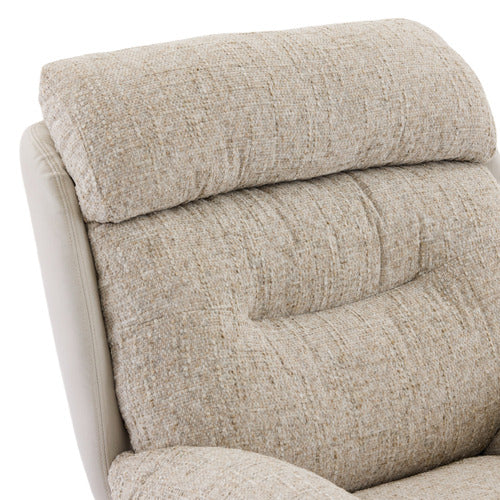CASSINGTON HOME 2 PIECE RYE UPHOLSTERED SWIVEL CHAIR & FOOTSTOOL SET
