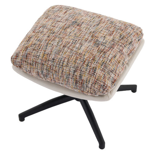 CASSINGTON HOME 2 PIECE RYE UPHOLSTERED SWIVEL CHAIR & FOOTSTOOL SET