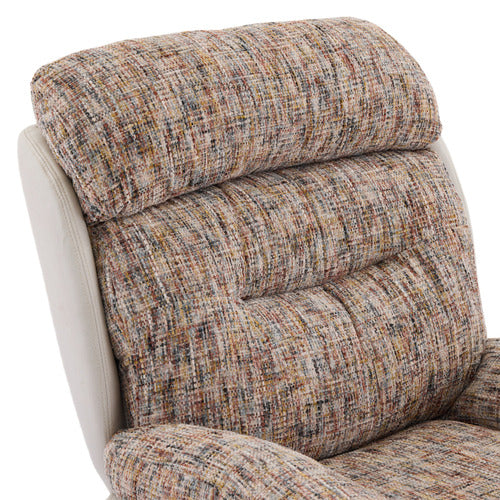 CASSINGTON HOME 2 PIECE RYE UPHOLSTERED SWIVEL CHAIR & FOOTSTOOL SET