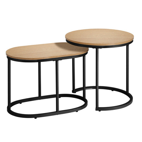 LIVING FUSION 2 PIECE SHERMAN NESTING COFFEE TABLE SET