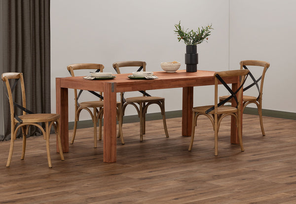 SILVERWOOD 1800 DINING TABLE PEWTER