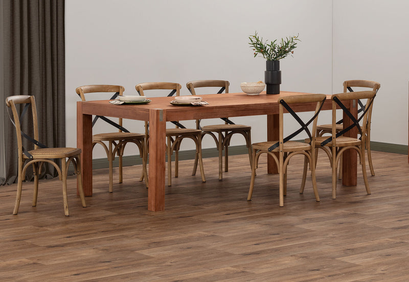 SILVERWOOD 2100 DINING TABLE PEWTER