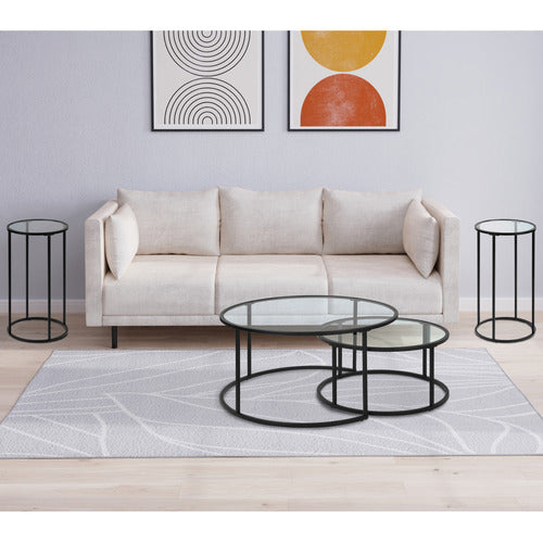 ESTUDIO FURNITURE 4 PIECE COCO NESTING COFFEE & SIDE TABLE SET