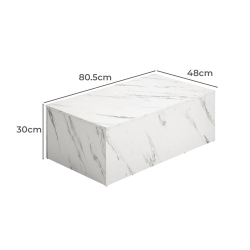 LIVING FUSION 3 PIECE KARLEY COFFEE & SIDE TABLE SET
