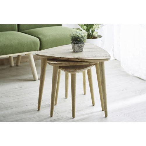 MAJA ANSEL DESIGN 3 PIECE PARSONS NESTING COFFEE TABLE SET