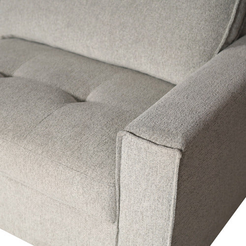 SOUTHERN STYLERS SAMI 3 SEATER UPHOLSTERED SOFA WITH LEFT CHAISE