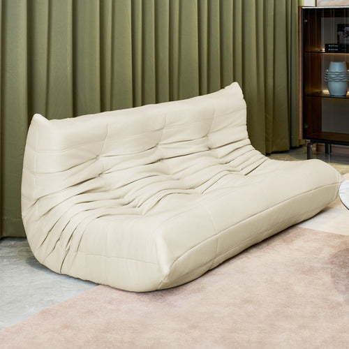 OAKLEIGH HOME VEGA 3 SEATER TOGO LAZY CATERPILLAR REPLICA LOUNGE SOFA