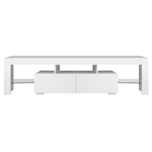LIVING FUSION 180CM GALLAND 2 DRAWER ENTERTAINMENT UNIT WITH LED LIGHT