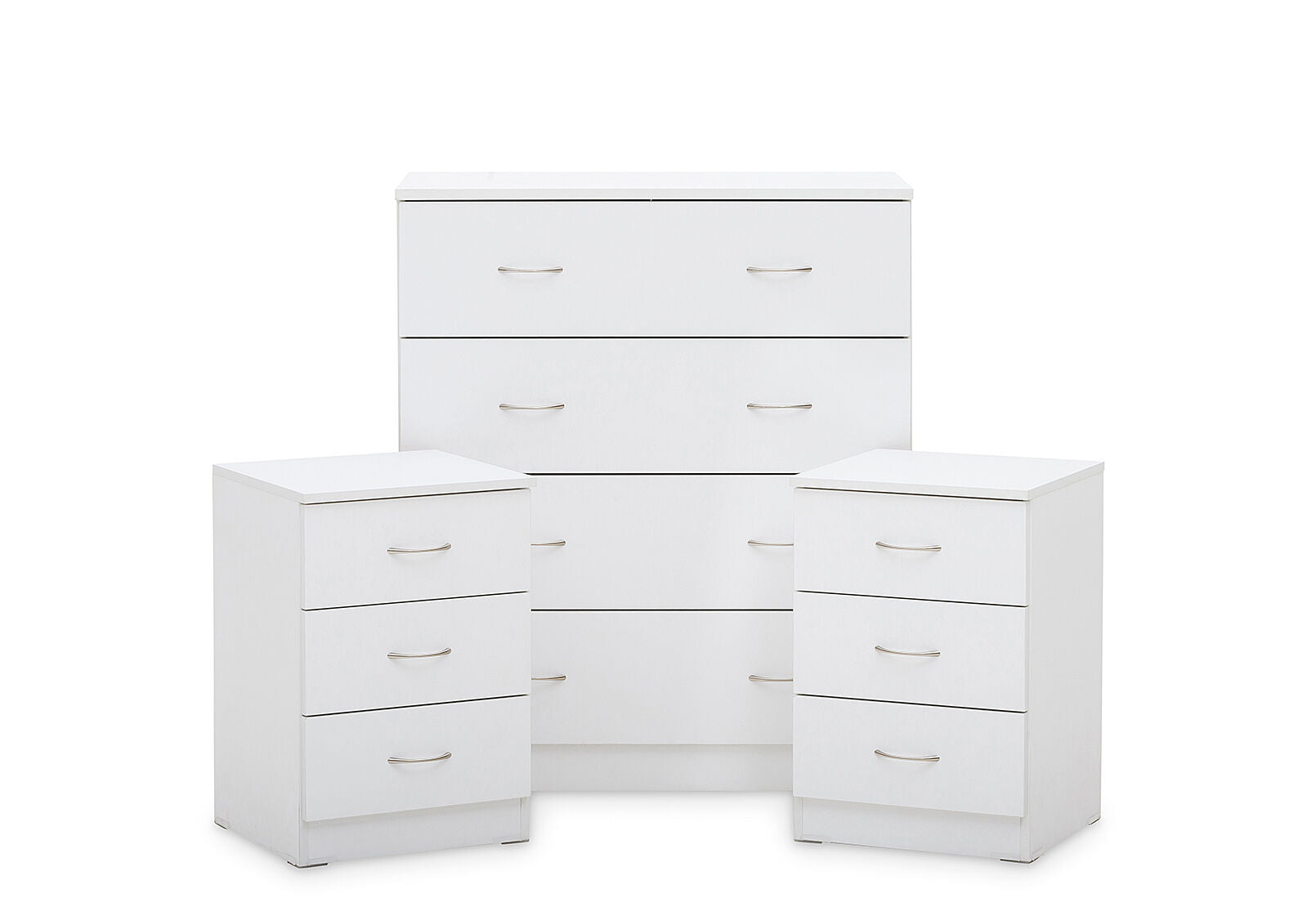 SPACESAVER BUDGET 3 PIECE CHEST SET WHITE