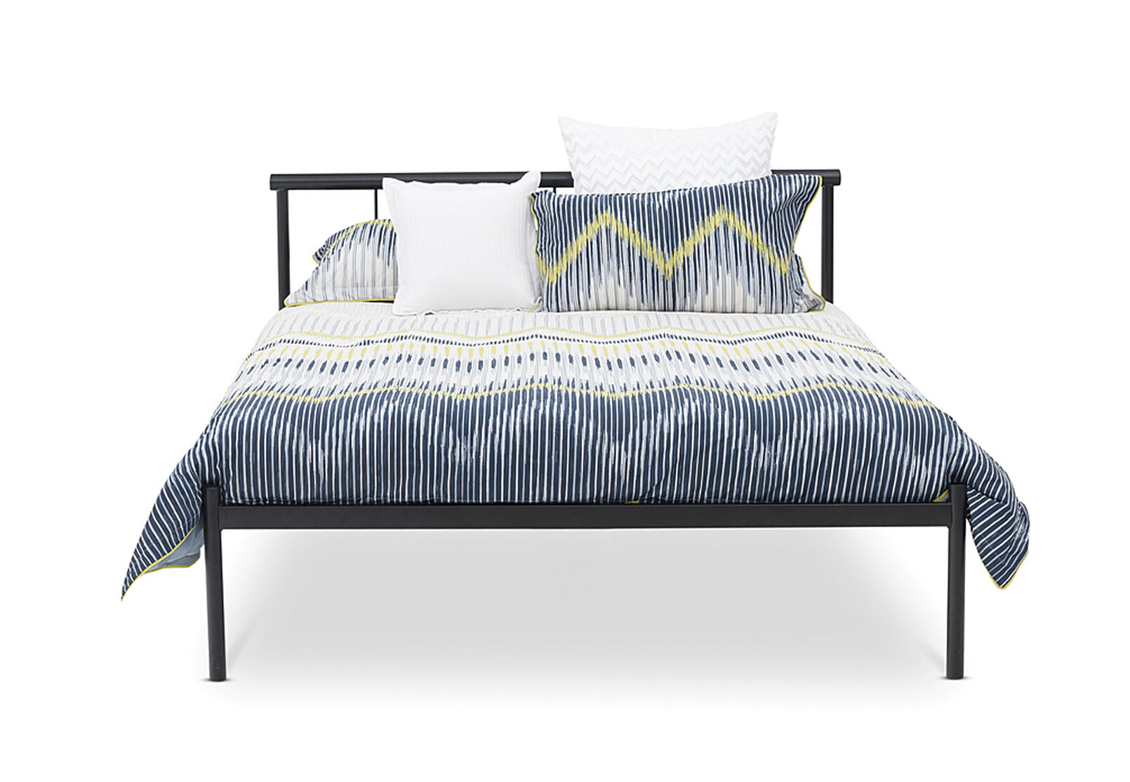 OLIVIA QUEEN BED BLACK