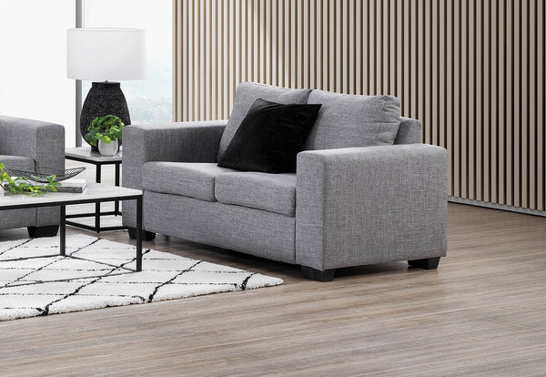 BONZA FABRIC 2 SEATER SOFA GREY